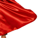 LONG CAPE Costume Cloak Halloween Fancy Dress Coat Jacket Superhero - Red
