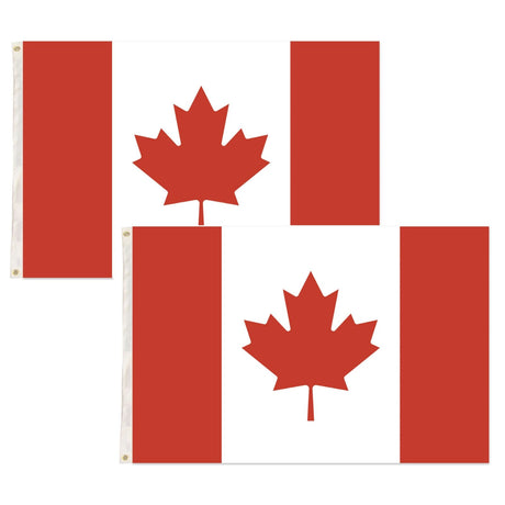 Canada Country Flag Heavy Duty Canadian Maple Leaf  - 150cm x 90cm