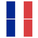 2x France Country Flags French Heavy Duty - 150cm x 90cm