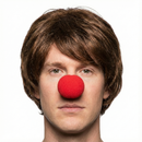 Soft CLOWN NOSE Costume Circus Halloween Spongy Fancy Fun Silly in Red
