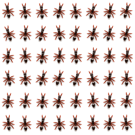 48x MINI FAKE ANTS Trick Halloween Scary Creepy Joke Prank Small Gag Toy Bug