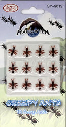 60x MINI FAKE ANTS Trick Halloween Scary Creepy Joke Prank Small Gag Toy Bug