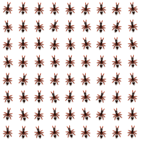 72x MINI FAKE ANTS Trick Halloween Scary Creepy Joke Prank Small Gag Toy Bug