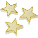 1 Pack of 2 Star Shape Candles Tealight Wedding Crystal Wax