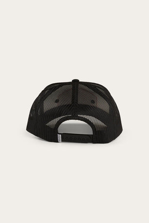 Ringers Western Wheatbelt Trucker Baseball Cap Hat in White/Red