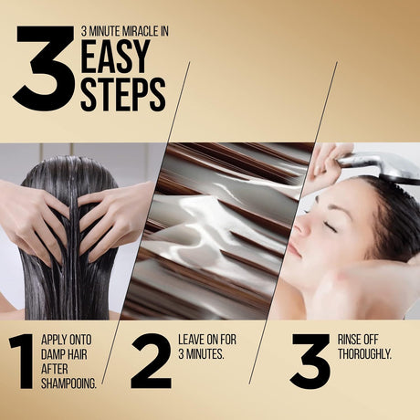 6x Pantene 400ml 3 Minute Miracle Colour w Oxiblock Intensive Conditioner