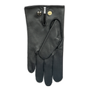 Dents Mens Sandhurst Three-Point Leather Unlined Officers Gloves in Black - 7.5