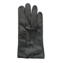 Dents Mens Sandhurst Three-Point Leather Unlined Officers Gloves in Black - 7.5