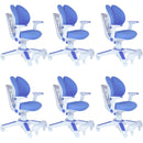 Ergonomic Children Kids Study Chair Set Height Adjustable - Blue