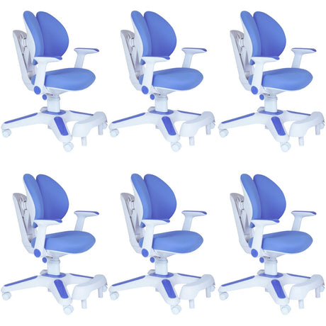 Ergonomic Children Kids Study Chair Set Height Adjustable - Blue