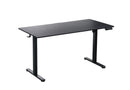 Ergonomic Kids Study Chair & Adjustable Electric Standing Desk Set – Blue Chair & Black Desk