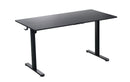 Ergonomic Kids Study Chair & Adjustable Electric Standing Desk Set – Blue Chair & Black Desk