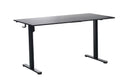 Ergonomic Kids Study Chair & Adjustable Electric Standing Desk Set – Blue Chair & Black Desk