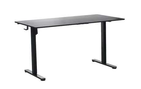 Ergonomic Kids Study Chair & Adjustable Electric Standing Desk Set – Blue Chair & Black Desk