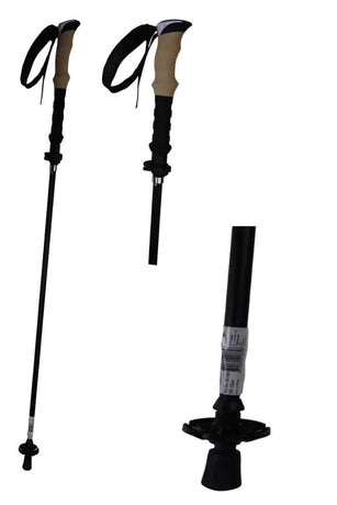 Telescopic Adjustable Hiking Pole Folding Walking Stick Adjustable Trekking 105cm - 125cm