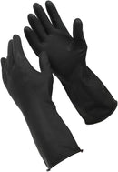 1 Pair Sabco Heavy Duty Latex Gloves w/ Cotton Lining - Large Size