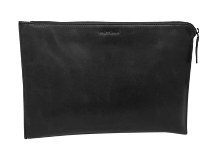 Futura Mens Document Satchel College School Office Travel Bag - Black