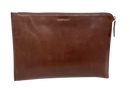 Futura Mens Document Satchel Office Travel College Bag - Brown
