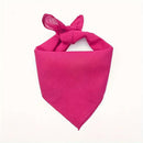 BANDANA Paisley 100% COTTON Head Wrap Durag Bandanna Summer Biker Scarf Mask - Hot Pink (Plain)