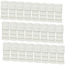 24x Womens Leg Warmers Disco Winter Knit Dance Party Crochet Legging Socks Costume - White
