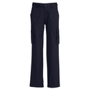 Mens CARGO PANTS Work Wear Trousers 100% COTTON Tradie Pockets Military 310gsm - Navy - 127""