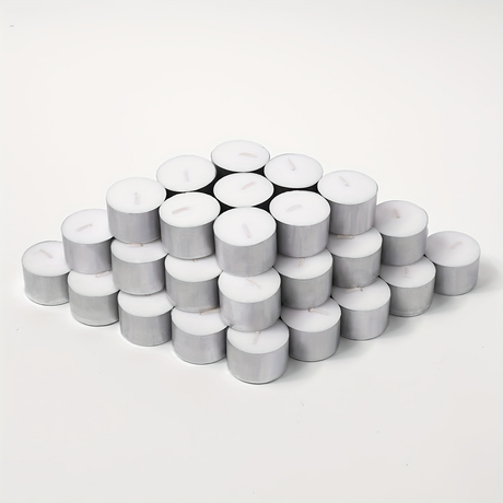 400pcs TEA LIGHT CANDLES 9 Hour Burn Tealight Wedding Smokeless Crystal Wax BULK