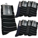 9 Pairs COTTON BUSINESS SOCKS Mens Dress Crew Plain Work Casual  BULK - Assorted Pack - 6-11