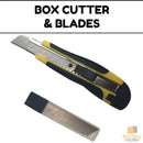 BOX CUTTER & BLADES Knife Retractable Blade Snap Off Razor 18mm Durable Opener
