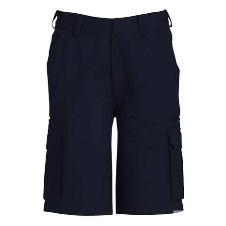 Mens CARGO SHORTS All Sizes 100% COTTON Drill Heavy Work Tradie Military - Navy - 97