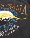 Adult Australia Kangaroo T Shirt Australia Day Souvenir Tee Top 100% Cotton - Bottle Green - S