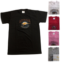Adult Australia Kangaroo T Shirt Australia Day Souvenir Tee Top 100% Cotton - Pink - S