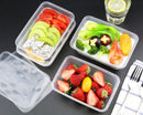500pcs 350ml Reusable Food Containers Plastic Meal Prep Storage w/Lids - BPA Free