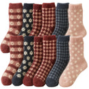 12 Pairs Womens Angora Wool Socks Extra Warm Winter Thermal Soft Ski