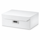 6x Italplast Eazi Fold A4 Paper Document Storage Box in White
