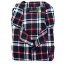 Mens Plus Size Flannelette Pyjamas 100% Cotton PJs Set Top Pants in Red Check - 3XL