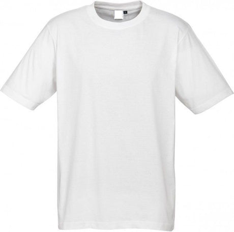 Plain T-Shirt 100% COTTON Basic Blank Tee Mens Ladies Casual BULK Adults - White - XXL