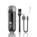 Handheld Portable Nose Hair Trimmer Rechargeable USB-C Clipper Shaver in Black