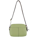 Pierre Cardin Leather Cross Body Bag Dual Zip Adjustable Strap Shoulder Clutch