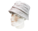 Stingy Brim Terry Towelling Bucket Hat Daggy Fishing Camping Lad Cap 100% COTTON - White - XXL