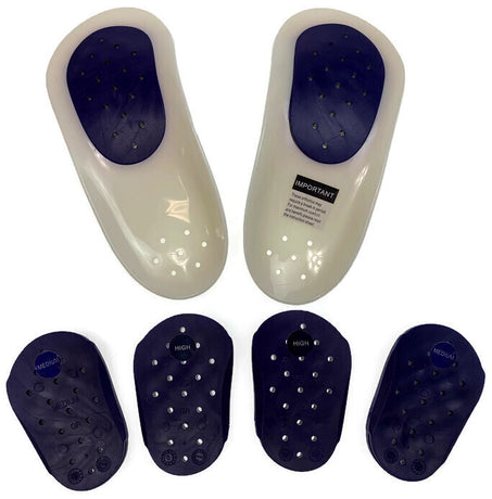 WALKFIT ORTHOTICS Insoles Walk Fit Foot Feet Support BLUE - C (Womens 6-6.5, Mens 5-5.5)