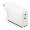 Cygnett PowerPlus 60W Dual Port Wall Charger - White