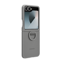 Samsung Silicone Case with Ring for Galaxy Z Flip6 - Grey