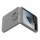 Samsung Silicone Case with Ring for Galaxy Z Flip6 - Grey