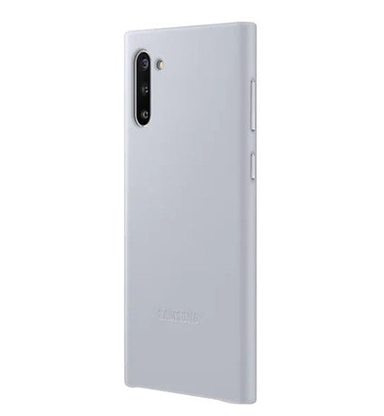 Samsung Galaxy Note 10 Leather Cover - Grey
