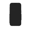 EFM Monaco E-leather Wallet Case Armour With D3O Plus Suits Iphone 15 (6.1") - Black/Space Grey