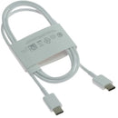 Samsung Galaxy USB-C to USB-C Charging + Data Cable - White (All USB-C Phones)