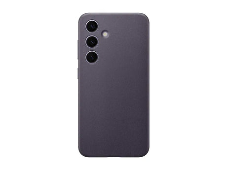Samsung Vegan Leather Case for Galaxy S24 - Dark Violet