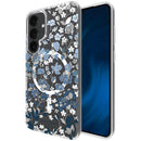 Kate spade Case with Magnets  for Samsung Galaxy S25 Plus - Flowerbed Blue Gems