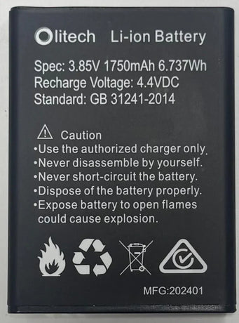 Olitech EasyFlip Smart Replacement Battery (Model Number: OLT2021-S-BT)