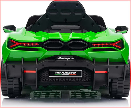 Lamborghini Revuelto Licensed Ride on 12V Remote Control Power Battery Car With Scissor door – Green